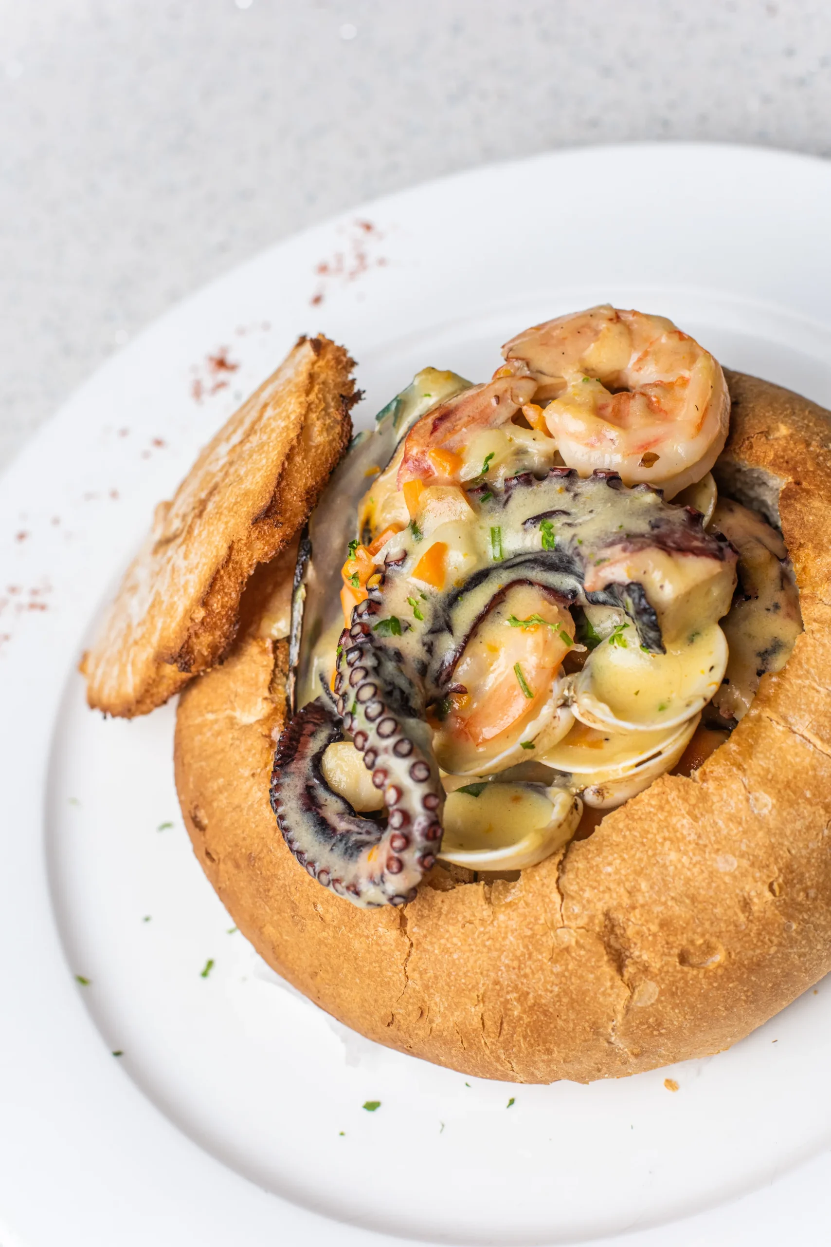 Chowder de mariscos